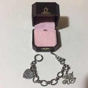 Juicy Couture Silver Charm Bracelet